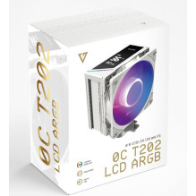MODECOM Volcano 0C T202 LCD ARGB Processor Air cooler 12 cm White MODECOM Volcano 0C T202 LCD ARGB Processor Air cooler 12 cm White