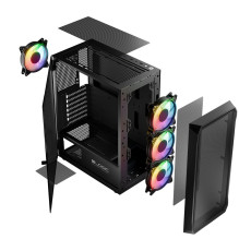 Logic PORTOS ARGB MINIDI USB 3.0 Case Black Logic PORTOS ARGB MINIDI USB 3.0 Case Black