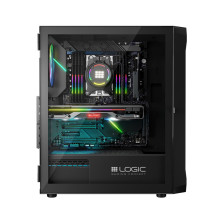 Logic PORTOS ARGB MINIDI USB 3.0 dėklas, juodas Logic PORTOS ARGB MINIDI USB 3.0 dėklas, juodas