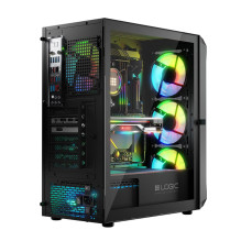 Logic PORTOS ARGB MINIDI USB 3.0 Case Black Logic PORTOS ARGB MINIDI USB 3.0 Case Black