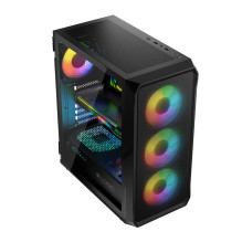 Logic PORTOS ARGB MINIDI USB 3.0 Case Black Logic PORTOS ARGB MINIDI USB 3.0 Case Black