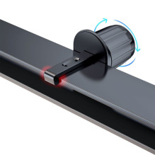 Magnetinis laikiklis su „MagSafe“ indukciniu įkrovikliu, skirtas 15 W „Dudao F12MAX“ ventiliacijos grotelėms - juodas