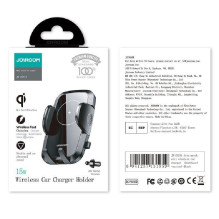 Joyroom Joyroom car air vent holder Qi wireless charger 15W black (JR-ZS241)