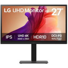 Monitor LG 27BA45U-B, IPS, 60 Hz, UHD, 27"