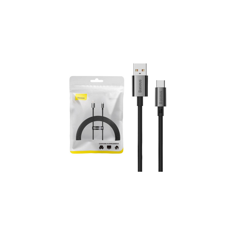 Baseus 'USB - USB-C Superior 100W 2m (juoda)