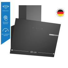„Bosch Serie 2 DWK65DK60“ gartraukis, montuojamas ant sienos, juodas, 430 m³/h, A „Bosch Serie 2 DWK65DK60“ gartraukis, montuojamas ant sienos, juodas, 430 m³/h, A