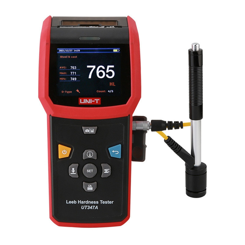 Testavimo Įranga - Uni-T UT347A Leeb Kietumo Matuoklis Su Bluetooth, 900 Duomenų Rinkiniai, Pilka
