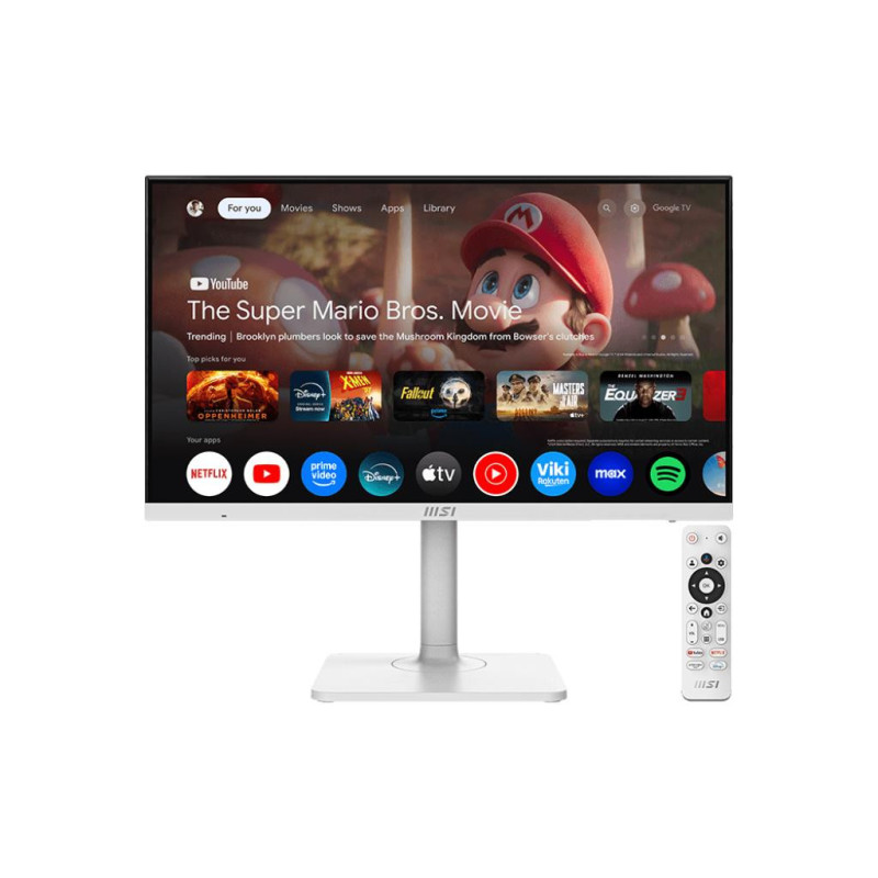 LCD MonitorMSI27 "3840 x 2160 pixels4K Ultra HDNative aspect ratio 16:9MODERNMD272UPSW