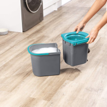 Beldray LA00000006UFEU7 Anti-Bac Dual Comaprtment Spin Mop &amp; Refill Head