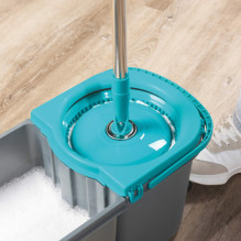 Beldray LA00000006UFEU7 Anti-Bac Dual Comaprtment Spin Mop &amp; Refill Head