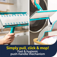 Beldray LA00000030UFEU7 Anti-Bac Clip-To-Grip All-Surface Mop
