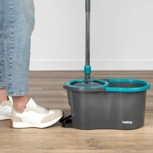 Beldray LA00000186UFEU7 Anti-Bac Spin & Wring Mop Set Beldray LA00000186UFEU7 Anti-Bac Spin & Wring Mop Set