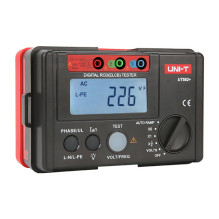 RCD Testeris - Uni-T UT582+ RCD funkcijų patikrinimas, įtampos matavimas iki 600V, apšviestas ekranas juodas