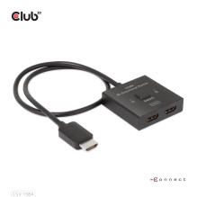 VIDEO JUNGIKLIS HDMI 2PORT / CSV-1384 CLUB3D