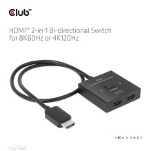 VIDEO SWITCH HDMI 2PORT / CSV-1384 CLUB3D