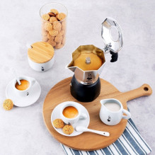 Kavos Aparatas - Bialetti Brikka Moka Puodas 0.17 L 4 Puodeliai Aliuminis Juodas Kavos Aparatas - Bialetti Brikka Moka Puodas 0.17 L 4 Puodeliai Aliuminis Juodas