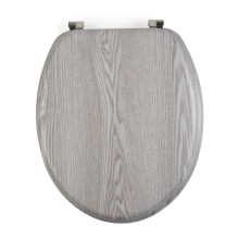 Beldray LA00000074GRYPEU7 Wooden Toilet Seat