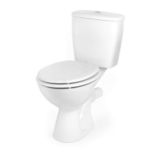 Beldray LA00000073WHTEU7 Wooden Toilet Seat