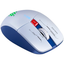 Wireless Mouse - MOUSE DEFENDER GM-126 TISA RF+BT Optical 1600 DPI 5 Buttons Rechargeable 400 mAh White