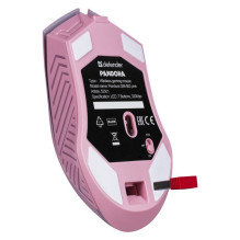 Wireless Mouse - Defender Pandora RF 3200 DPI 6 Buttons Pink