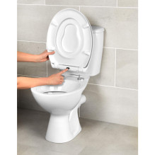 Beldray LA037185EU7 Anti-bac Family Toilet Seat, White