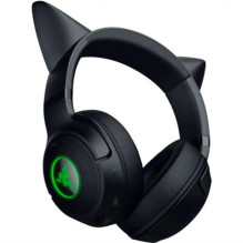 AUSINĖS RAZER KRAKEN V2 KITTY BT JUODOS AUSINĖS RAZER KRAKEN V2 KITTY BT JUODOS