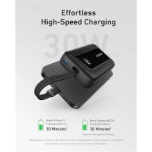 Power bank Anker A1689H11, 20000 mAh, 30 W, black
