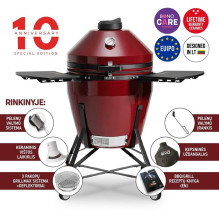 Grill Kamado Bono GRANDE EVO 25, red, 80 cm Grill Kamado Bono GRANDE EVO 25, red, 80 cm