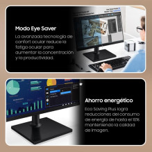 Monitorius - Samsung LS24D304GAUXEN 24" IPS 100Hz Eye Saver Mode