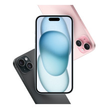 Apple iPhone 15 15,5 cm (6,1 colio) dviejų SIM kortelių iOS 17 5G USB C tipo 128 GB juodas