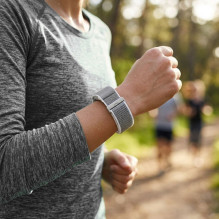 Smart fitness band with IP68 Waterproof Rating, ECG, Heart Rate, HRV, Blood Pressure, SpO2, Sleep &amp; Stress Monitorin