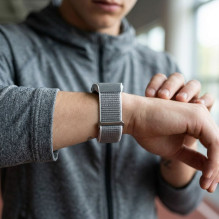 Smart fitness band with IP68 Waterproof Rating, ECG, Heart Rate, HRV, Blood Pressure, SpO2, Sleep &amp; Stress Monitorin