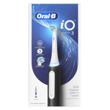 Elektrinis dantų šepetėlis - Braun Oral-B iO3 Magnetinis 3 režimai Matt Black Elektrinis dantų šepetėlis - Braun Oral-B iO3 Magnetinis 3 režimai Matt Black