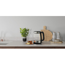 „Electrolux E4GK1-4GB“ elektrinis virdulys 1,7 l 2200 W Juoda, Nerūdijančio plieno, Permatomas