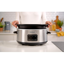 Crock-Pot CSC112X 6,5 litro lėta viryklė (sidabrinė)