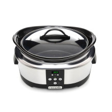 Crock-Pot SCCPBPP605-050 5.7-litre slow cooker (chrome)