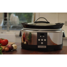Crock-Pot SCCPBPP605-050 5.7-litre slow cooker (chrome)