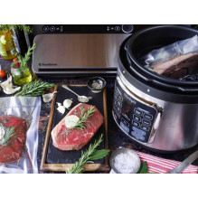 Crock-Pot CSC062X daugiafunkcis puodas 5,6 l 1400 W juodas, nerūdijantis plienas Crock-Pot CSC062X daugiafunkcis puodas 5,6 l 1400 W juodas, nerūdijantis plienas
