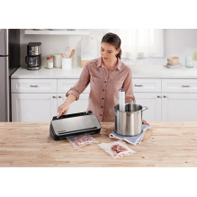 „FoodSaver VS3190X“ vakuuminis pakavimo aparatas, juodas, nerūdijantis plienas „FoodSaver VS3190X“ vakuuminis pakavimo aparatas, juodas, nerūdijantis plienas