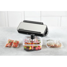 „FoodSaver VS3190X“ vakuuminis pakavimo aparatas, juodas, nerūdijantis plienas „FoodSaver VS3190X“ vakuuminis pakavimo aparatas, juodas, nerūdijantis plienas