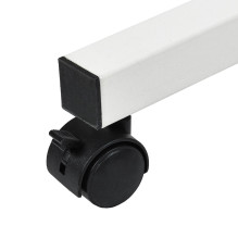 Maclean mobile desk / laptop stand, white, height adjustment 59-89cm, max. 30kg , MC-121 W