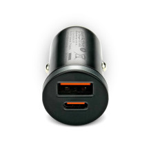 Automobilinis įkroviklis everActive CC-30Q USB + USB-C QC 3.0 PD 35W Automobilinis įkroviklis everActive CC-30Q USB + USB-C QC 3.0 PD 35W
