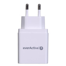 USB sieninis įkroviklis „everActive SC-300“ 3xUSB 3.4A