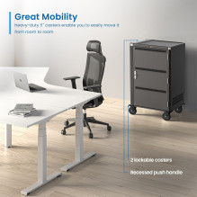 Ewent EW1701 portable device management cart / cabinet Portable device management cabinet Black, Grey Ewent EW1701 portable device management cart / cabinet Portable device management cabinet Black, Grey