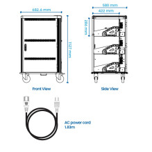 Ewent EW1701 portable device management cart / cabinet Portable device management cabinet Black, Grey Ewent EW1701 portable device management cart / cabinet Portable device management cabinet Black, Grey