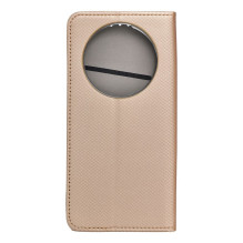 Atverčiamas dėklas, skirtas „Honor Magic 7 LITE Smart Case Book“, auksinis