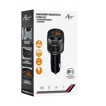 ART siųstuvas FM „Bluetooth 5.0“ + 2 x USB A QC3.0 FM-57 juodas