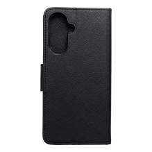 Atverčiamas dėklas, skirtas „Samsung A36 Fancy Book“, juodas