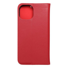 Atverčiamas dėklas, skirtas „iPhone 15 Smart Pro Book“, odinis, bordo spalvos Atverčiamas dėklas, skirtas „iPhone 15 Smart Pro Book“, odinis, bordo spalvos