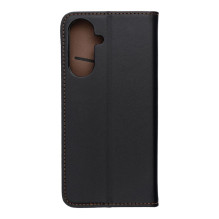 Atverčiamas dėklas, skirtas Samsung A17 Smart Pro Book, odinis, juodos spalvos Atverčiamas dėklas, skirtas Samsung A17 Smart Pro Book, odinis, juodos spalvos